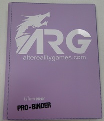 ARG Ultra Pro Pro-Binder-Pink w/ White Logo